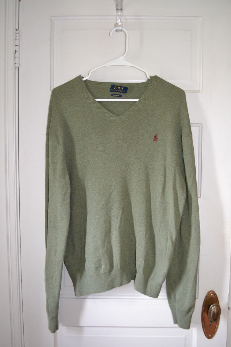Polo Ralph Lauren Pima Cotton Sweater Men's Size Large Heritage Preppy Old Money